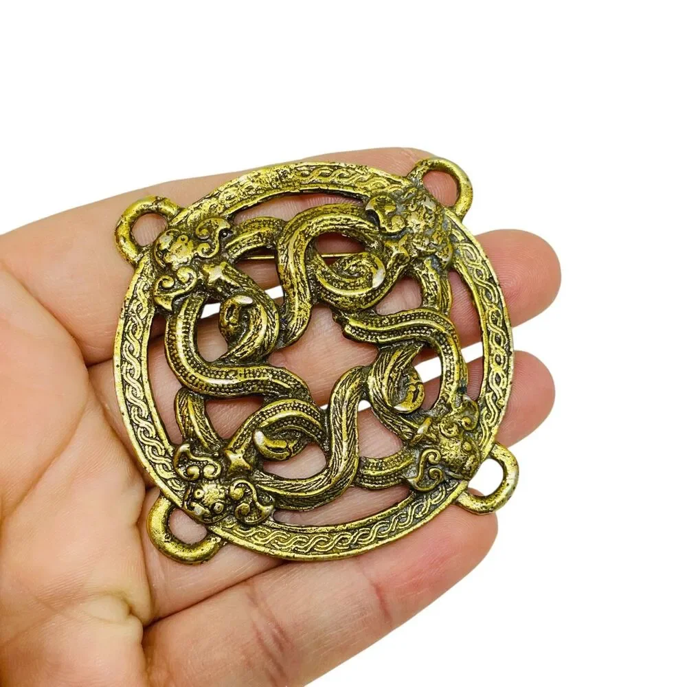 ALVA MUSEUM signed vintage artisan designer brooch